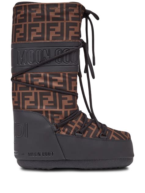 fendi moon boots for sale|Fendi plaid cowboy boots.